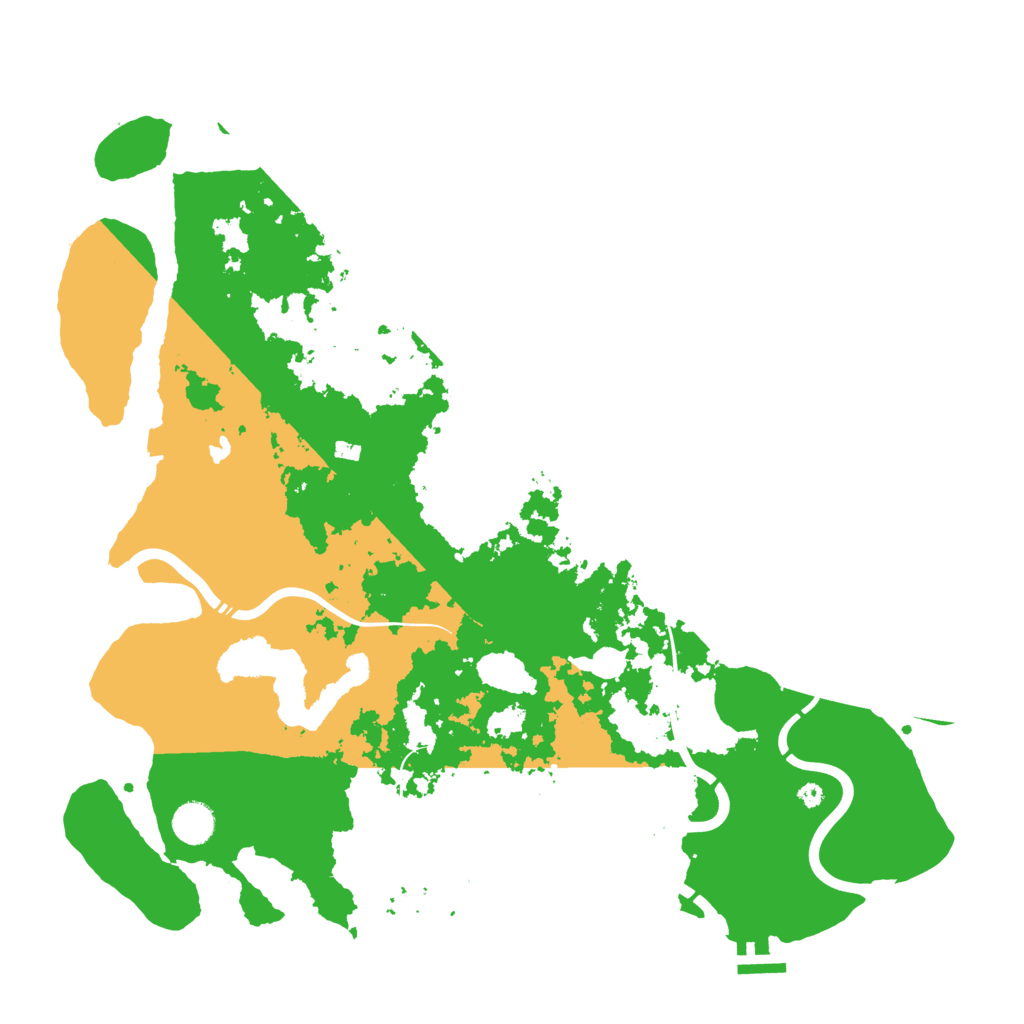 Biome Rust Map: Procedural Map, Size: 4250, Seed: 638158835