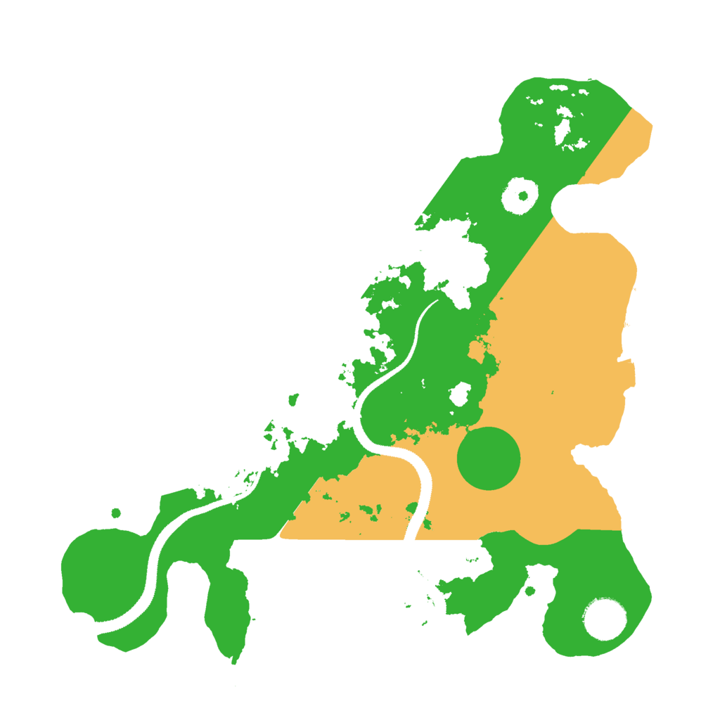 Biome Rust Map: Procedural Map, Size: 3000, Seed: 688495735