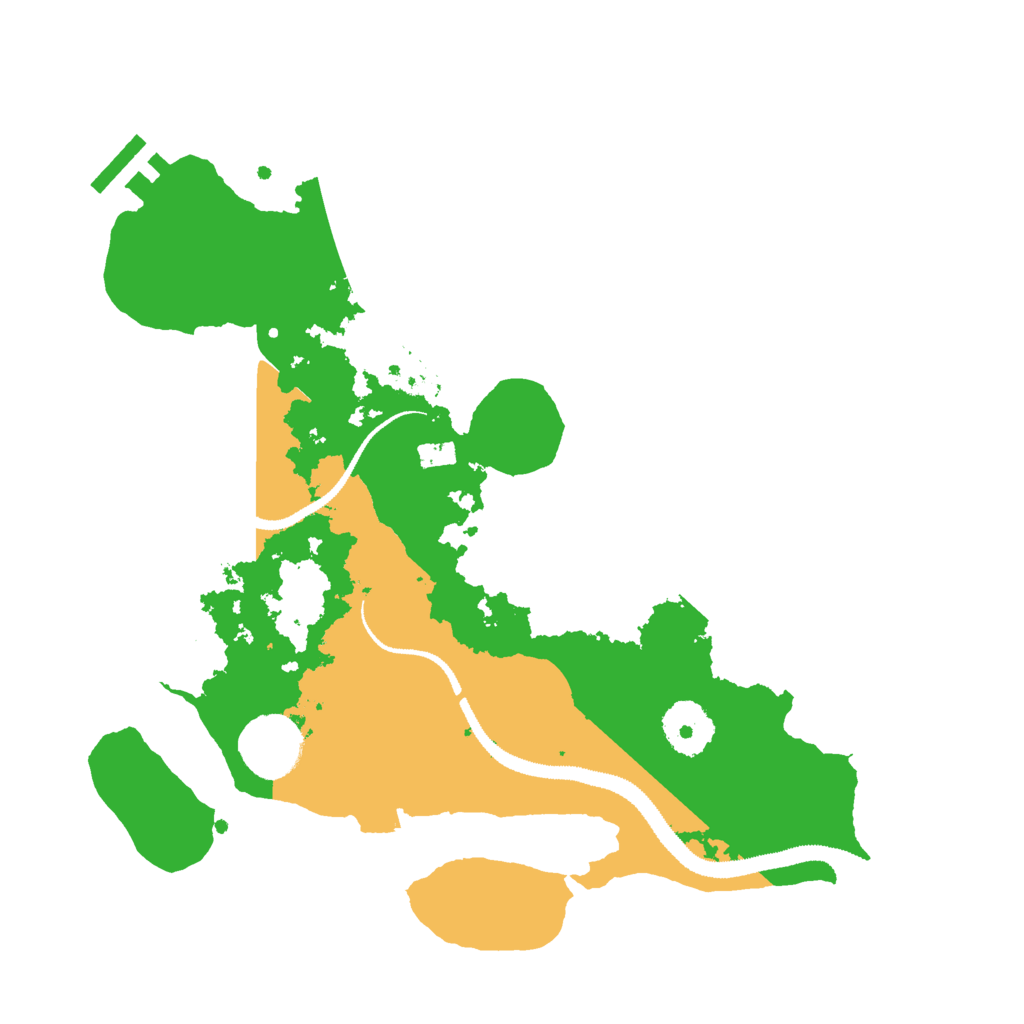 Biome Rust Map: Procedural Map, Size: 3000, Seed: 853844205