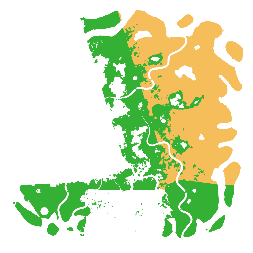 Biome Rust Map: Procedural Map, Size: 5500, Seed: 1605290733