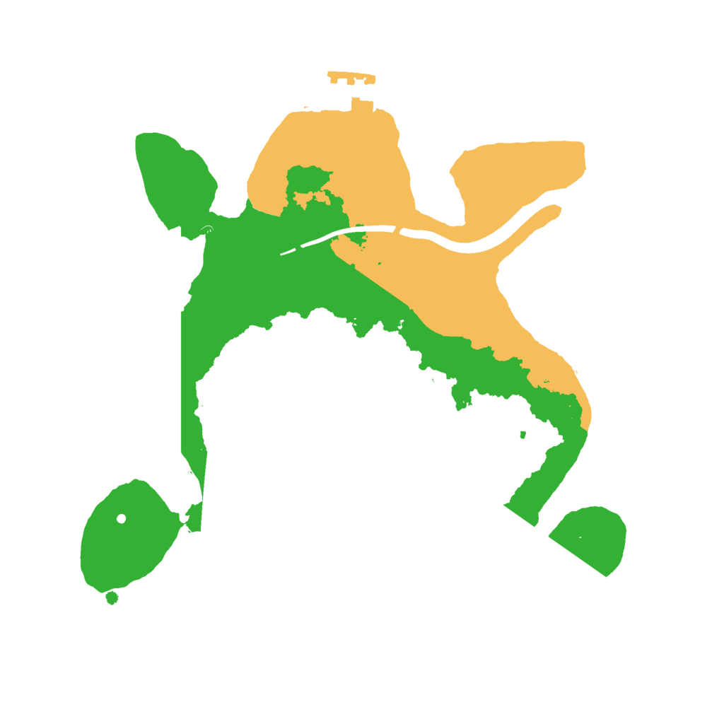 Biome Rust Map: Procedural Map, Size: 2300, Seed: 6252098