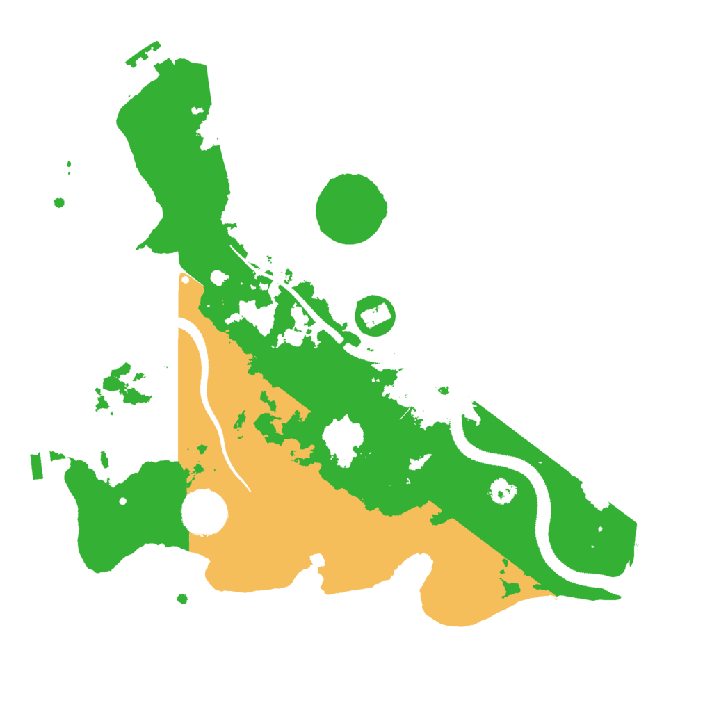 Biome Rust Map: Procedural Map, Size: 2800, Seed: 64329825