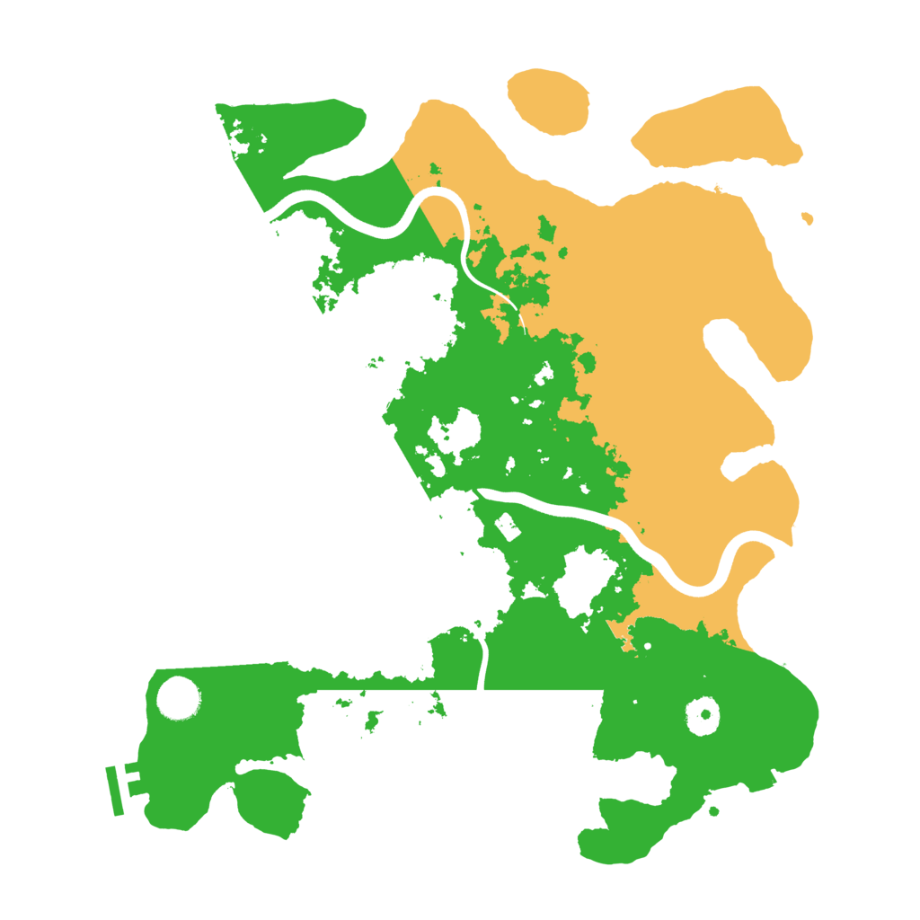 Biome Rust Map: Procedural Map, Size: 3750, Seed: 1570629834