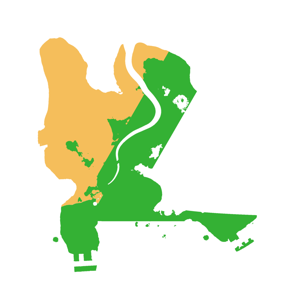Biome Rust Map: Procedural Map, Size: 2200, Seed: 1113196903