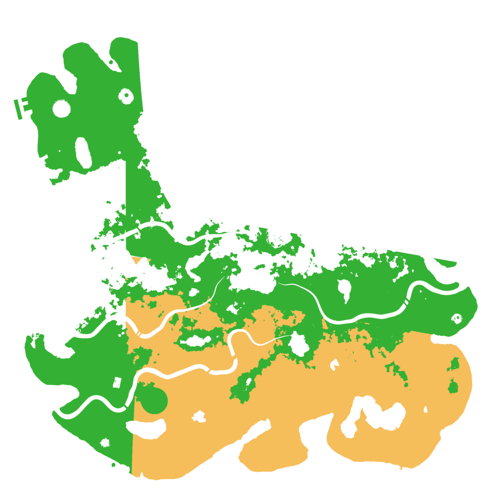 Biome Rust Map: Procedural Map, Size: 5000, Seed: 120509301
