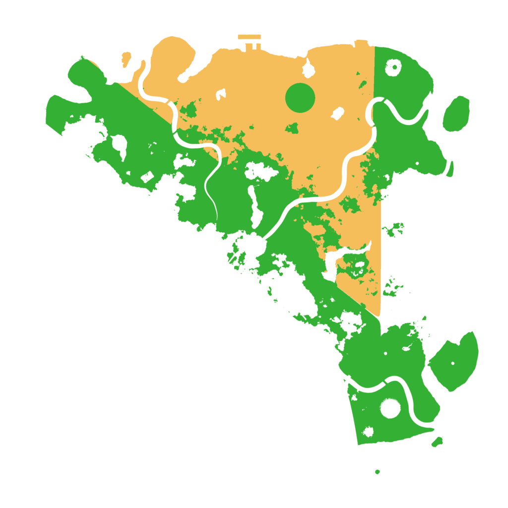 Biome Rust Map: Procedural Map, Size: 4500, Seed: 1112022