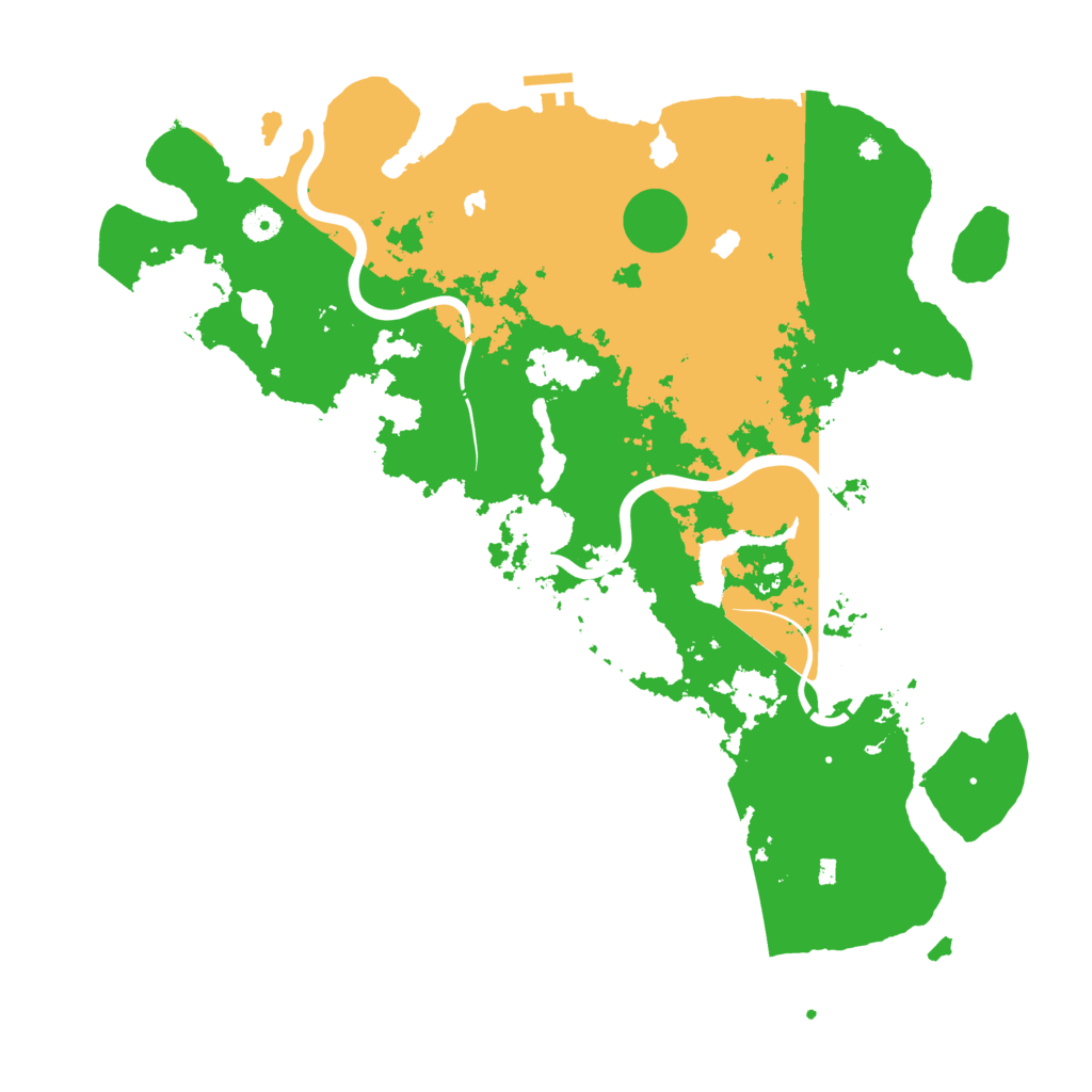 Biome Rust Map: Procedural Map, Size: 4500, Seed: 1112022