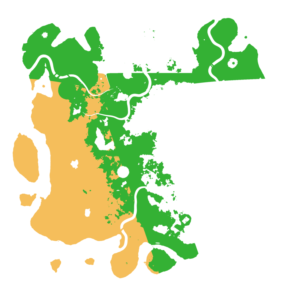 Biome Rust Map: Procedural Map, Size: 4500, Seed: 47841837