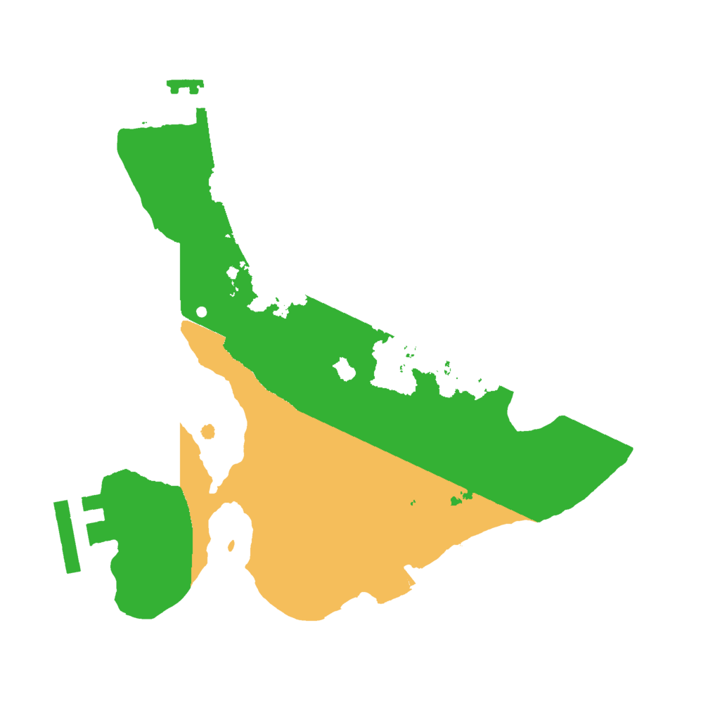 Biome Rust Map: Procedural Map, Size: 2000, Seed: 1189616976