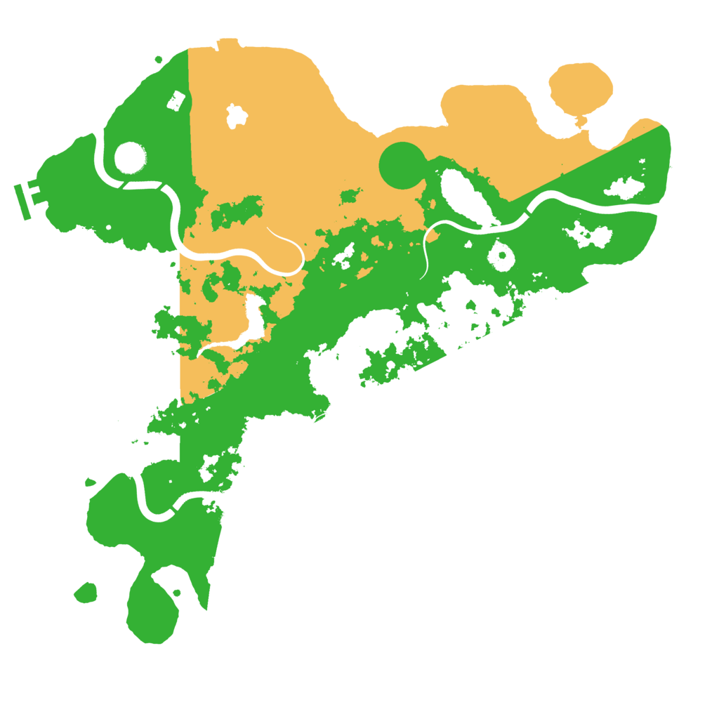Biome Rust Map: Procedural Map, Size: 4000, Seed: 95203794