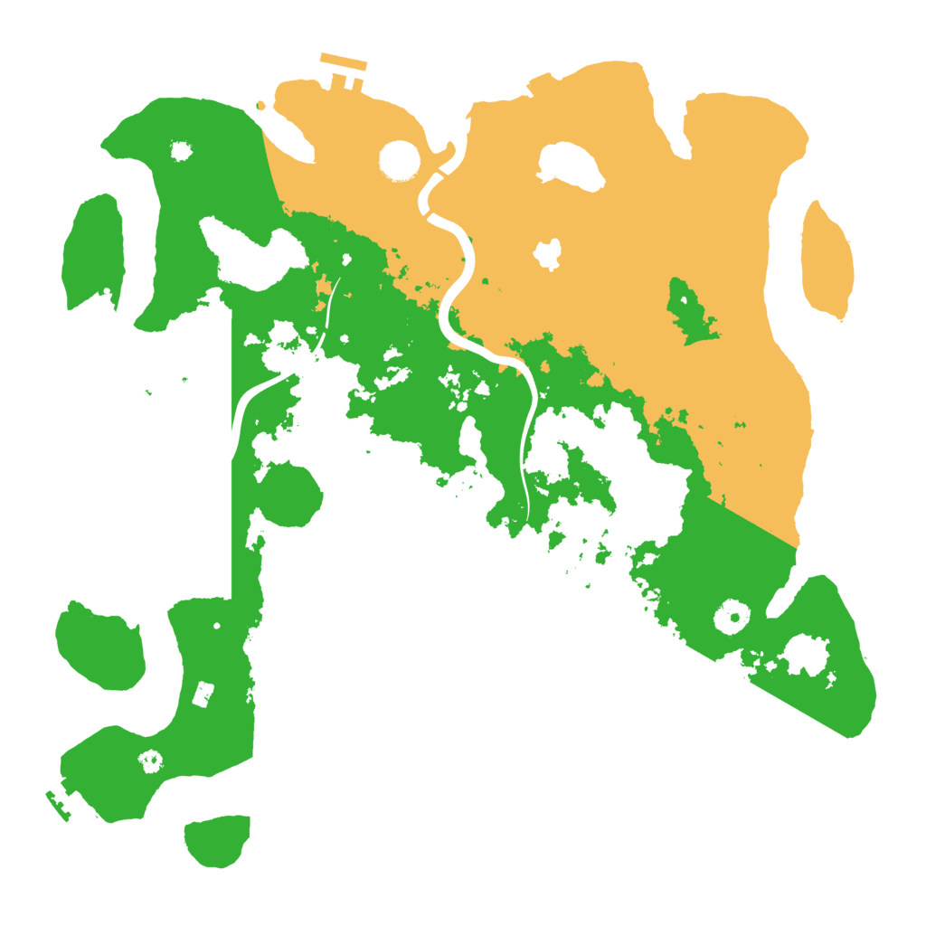 Biome Rust Map: Procedural Map, Size: 4000, Seed: 547267935