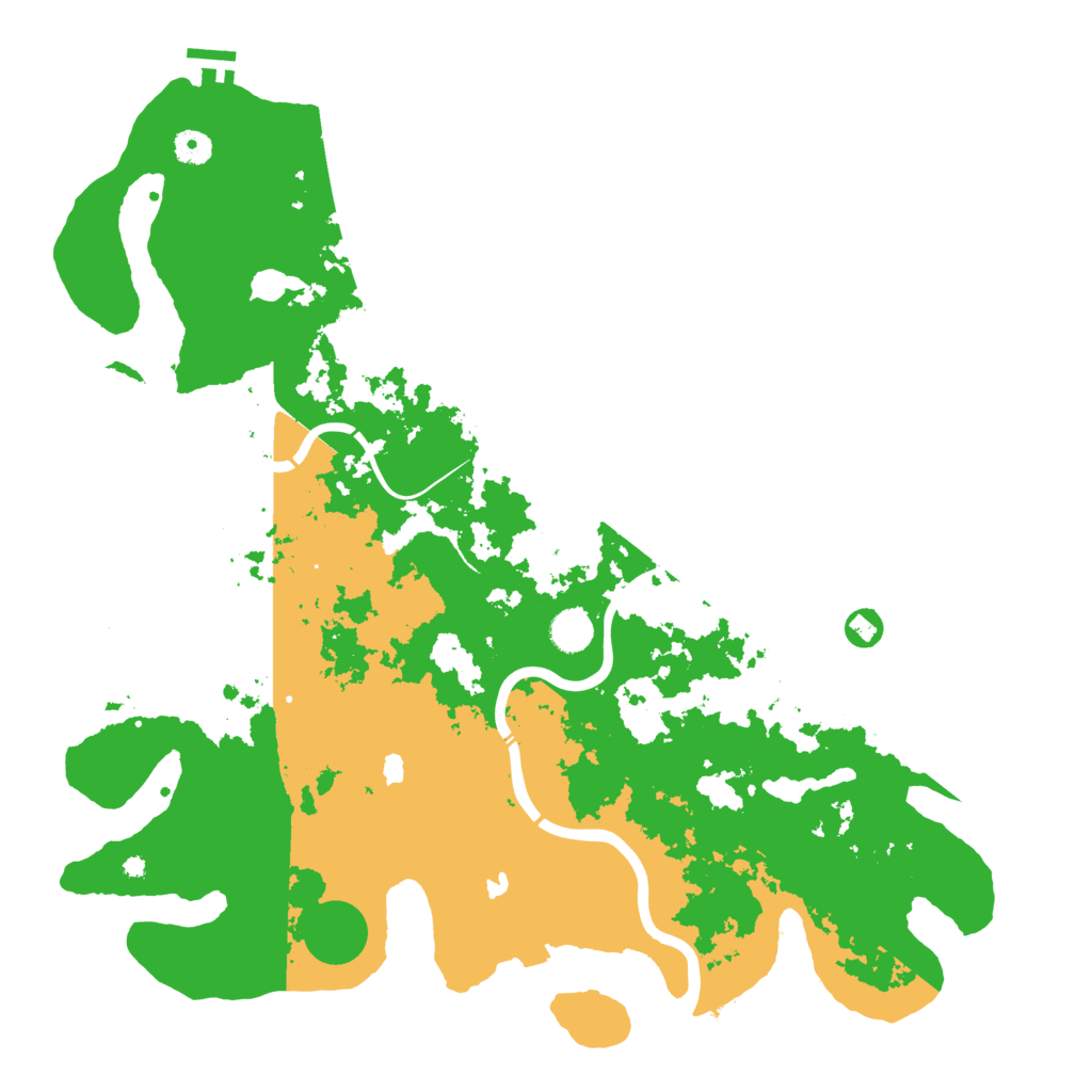 Biome Rust Map: Procedural Map, Size: 4500, Seed: 303252202