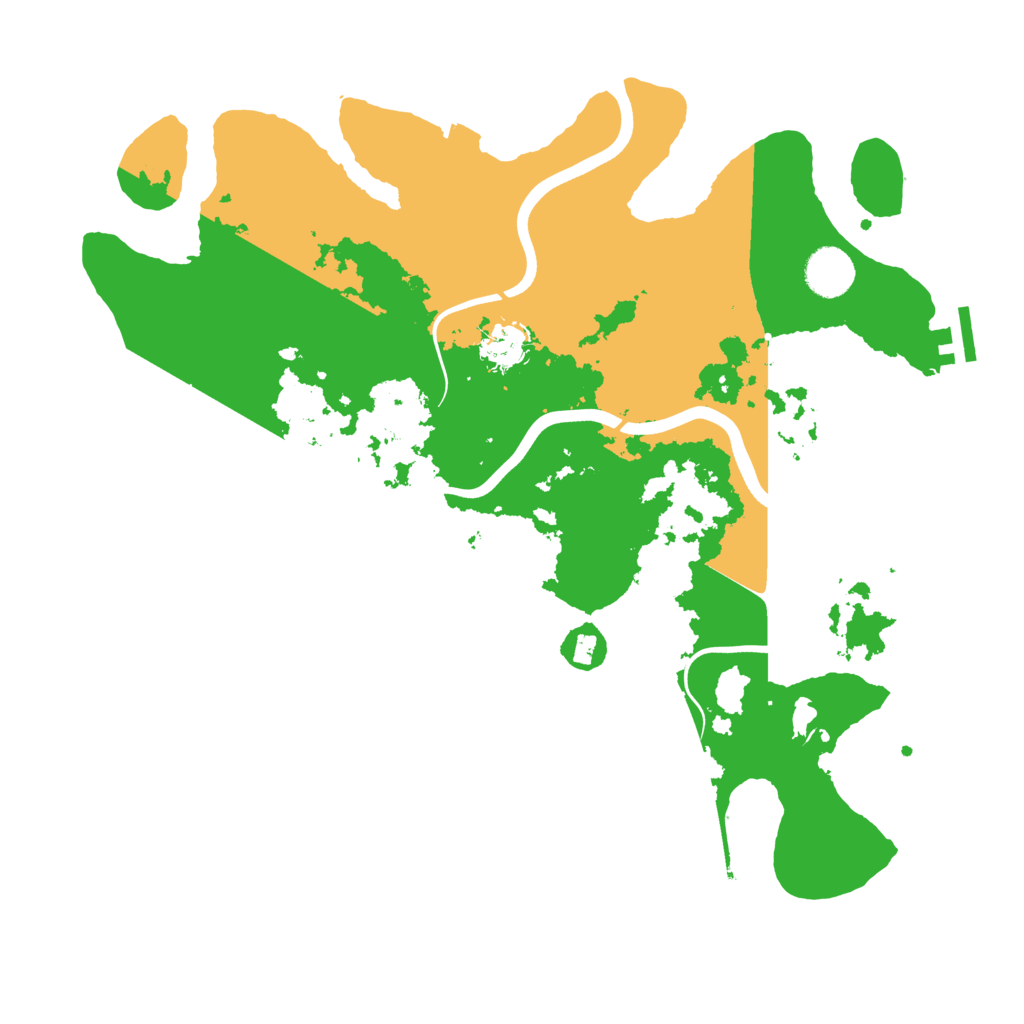 Biome Rust Map: Procedural Map, Size: 3750, Seed: 363259665
