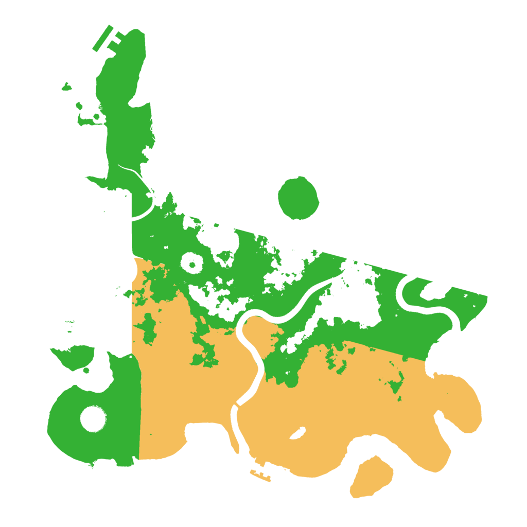 Biome Rust Map: Procedural Map, Size: 3600, Seed: 190