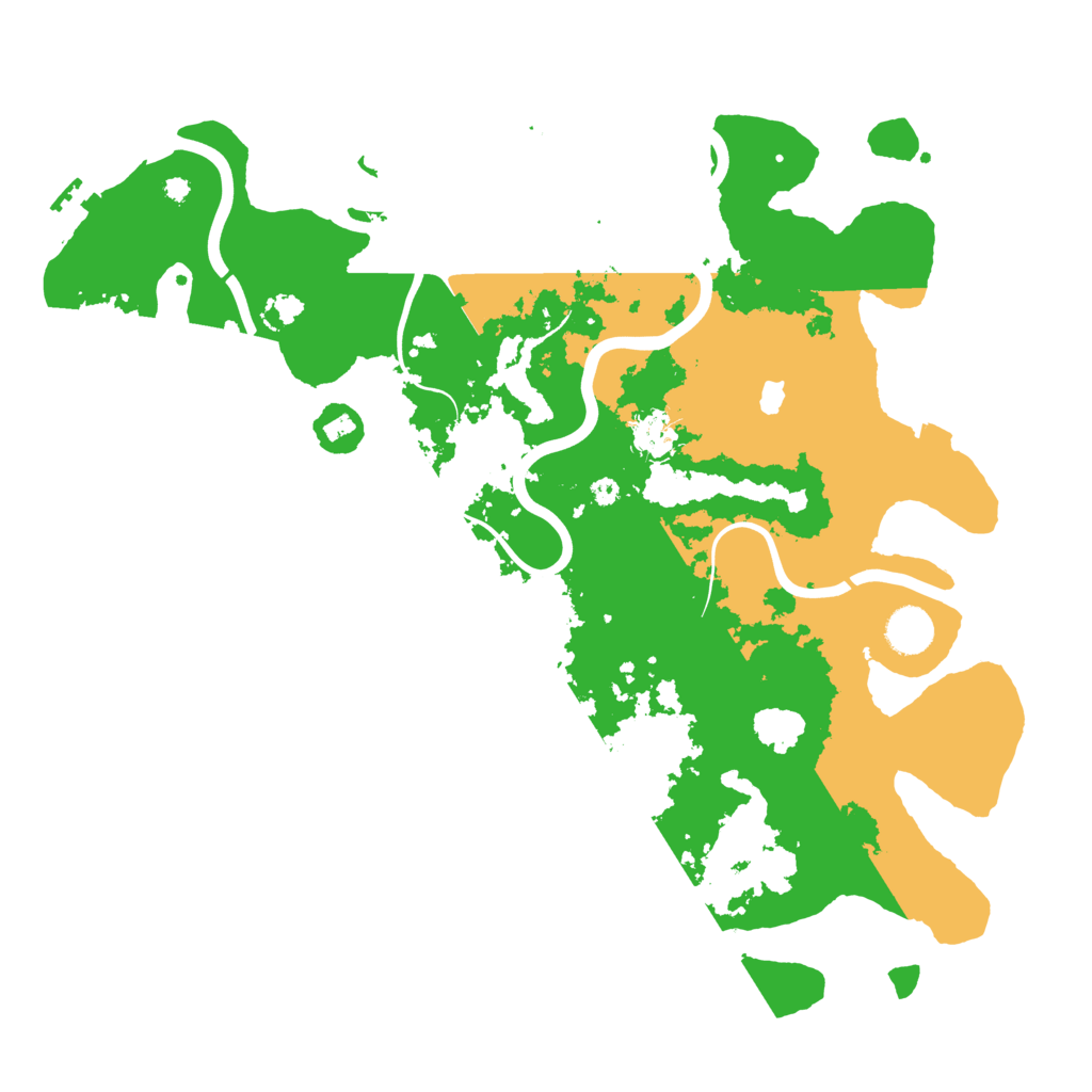 Biome Rust Map: Procedural Map, Size: 4000, Seed: 9435