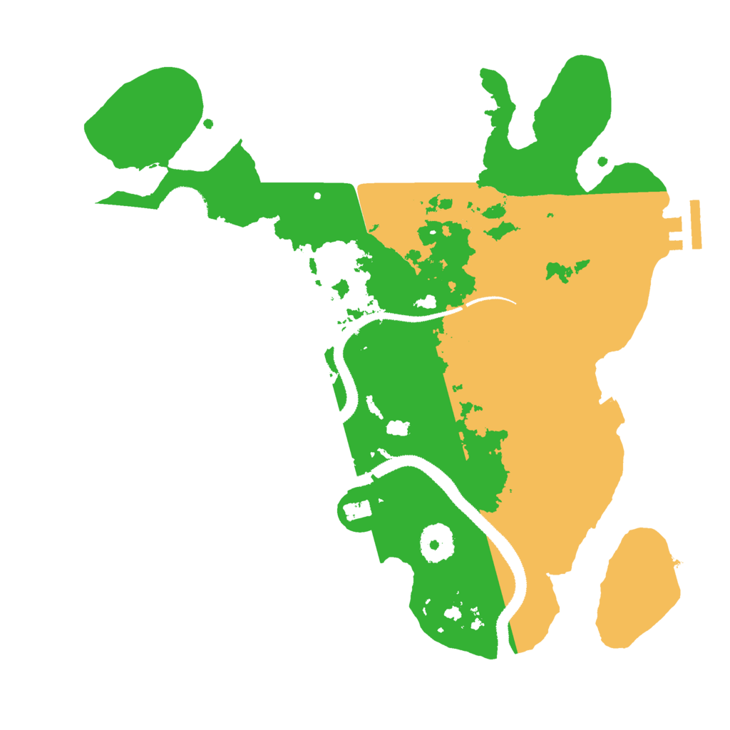 Biome Rust Map: Procedural Map, Size: 3000, Seed: 43854