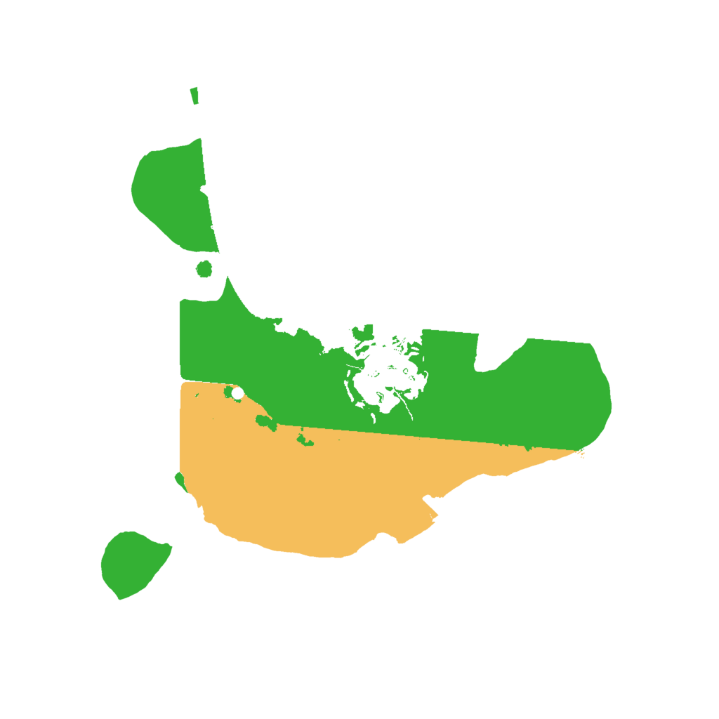 Biome Rust Map: Procedural Map, Size: 1750, Seed: 13400