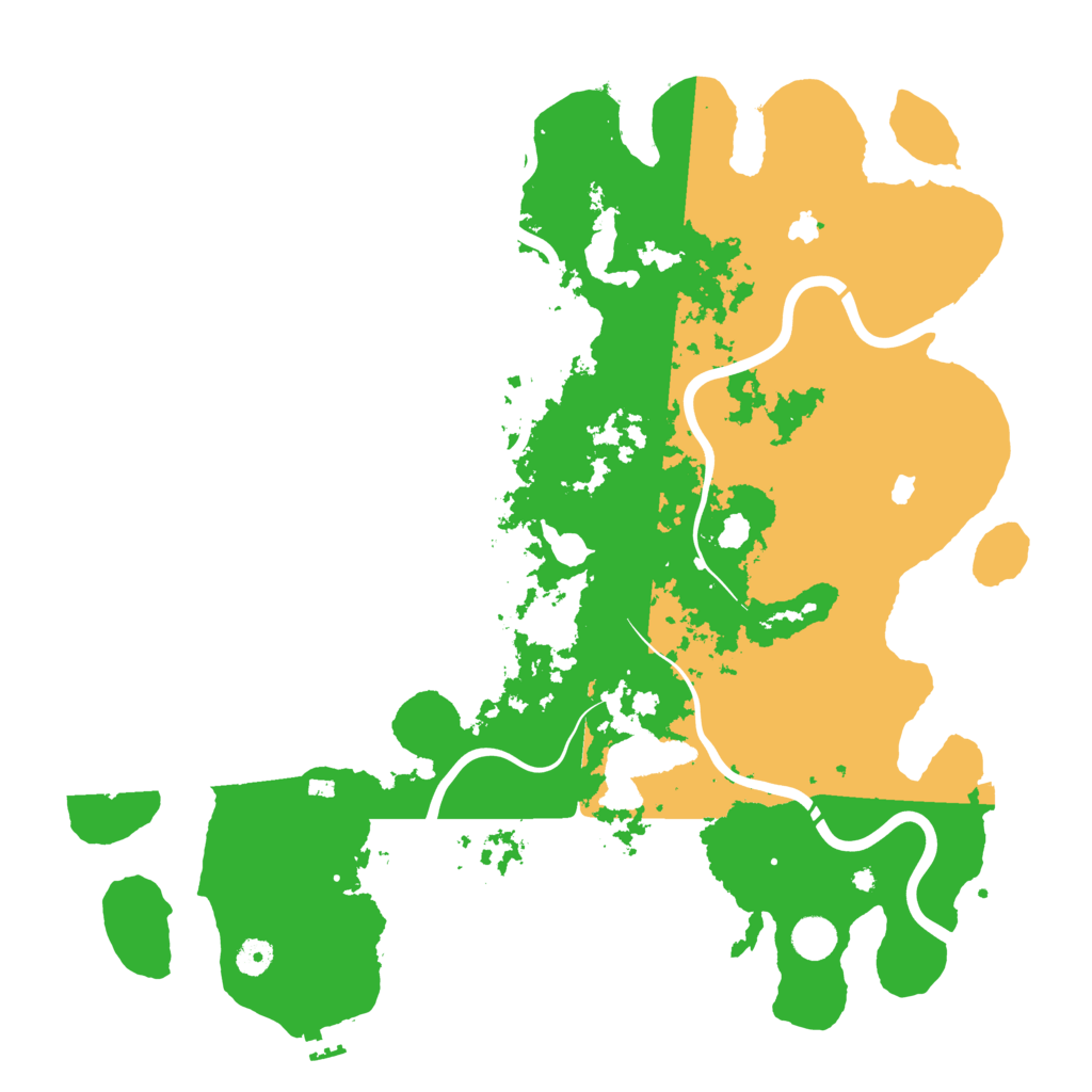 Biome Rust Map: Procedural Map, Size: 4500, Seed: 973526998