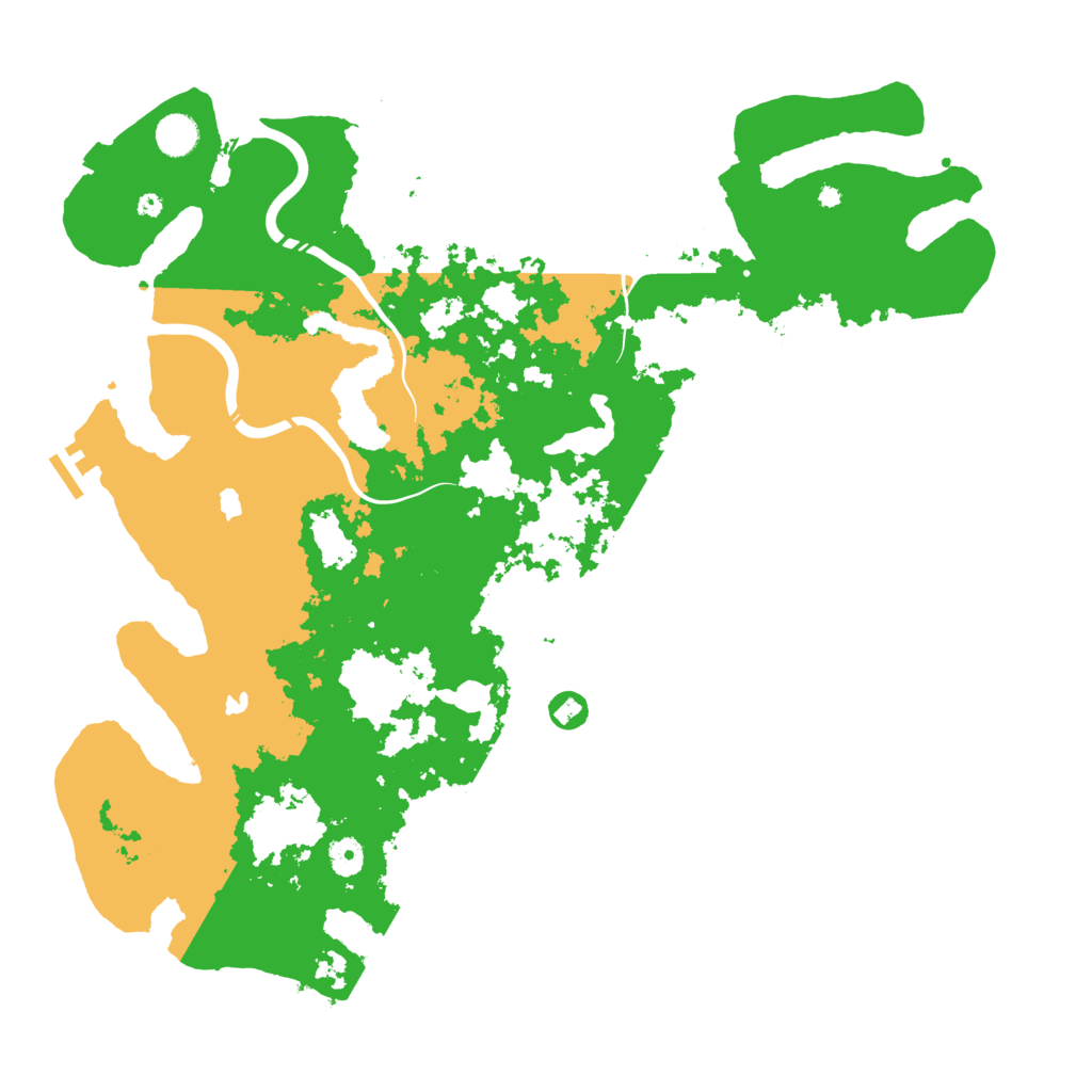 Biome Rust Map: Procedural Map, Size: 4500, Seed: 15545