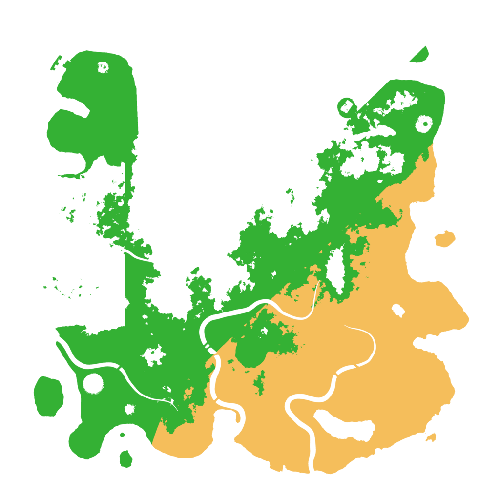 Biome Rust Map: Procedural Map, Size: 4400, Seed: 199759606