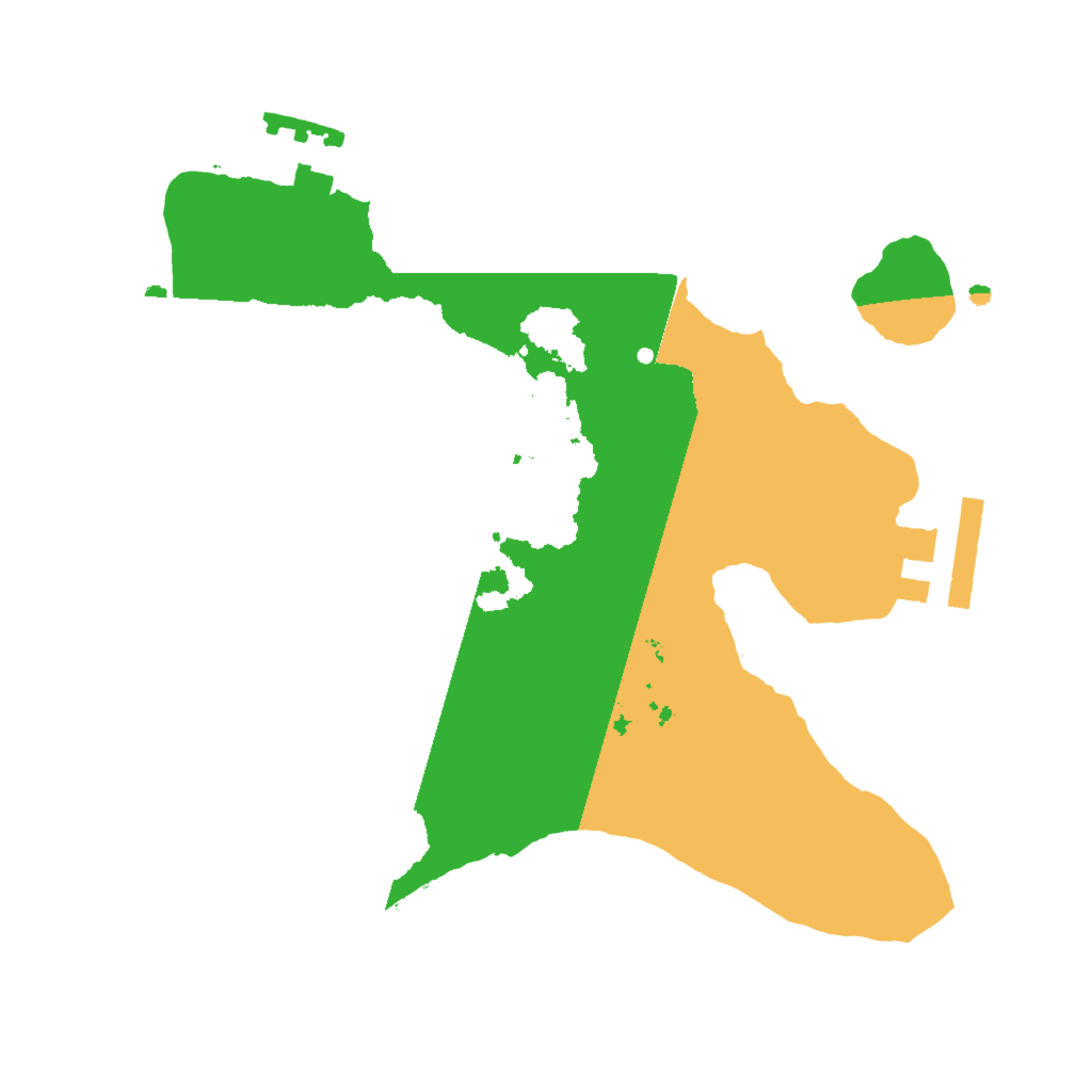 Biome Rust Map: Procedural Map, Size: 2000, Seed: 2074610263