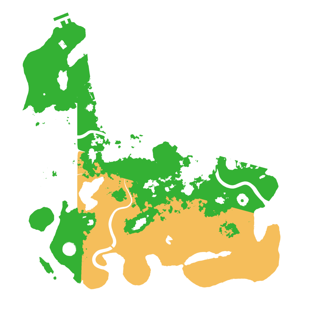Biome Rust Map: Procedural Map, Size: 4000, Seed: 79569252