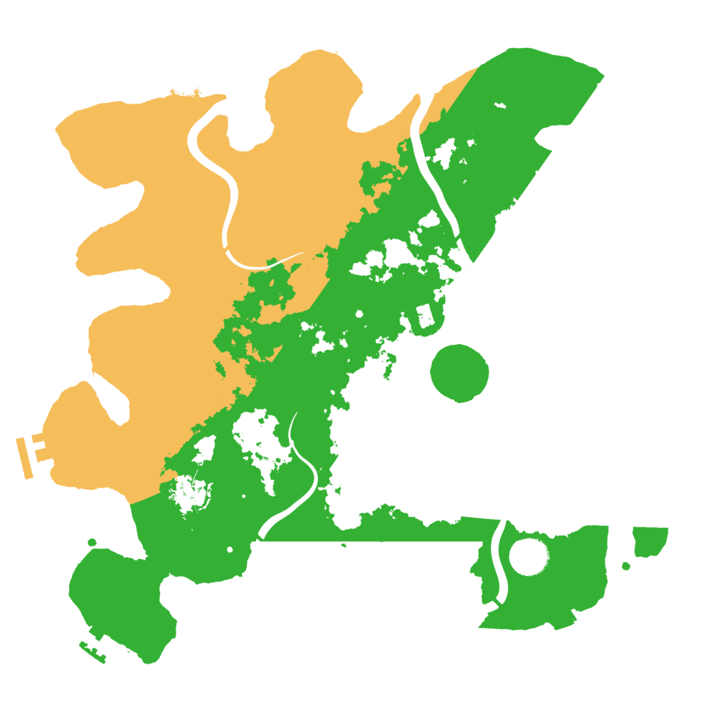 Biome Rust Map: Procedural Map, Size: 3500, Seed: 2090297961