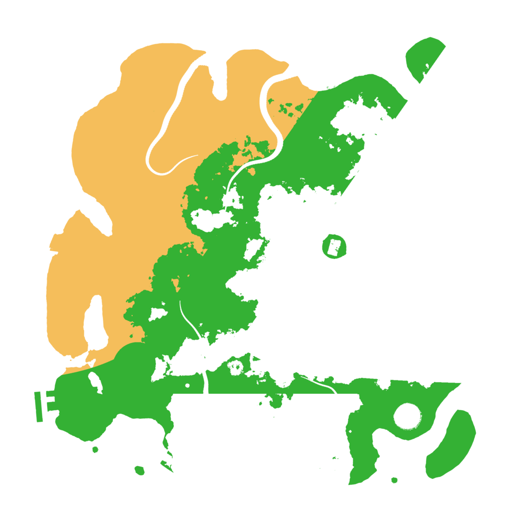 Biome Rust Map: Procedural Map, Size: 3500, Seed: 1042074702