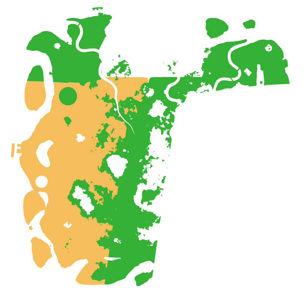 Biome Rust Map: Procedural Map, Size: 4500, Seed: 1163659443