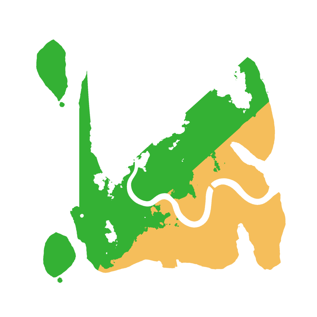 Biome Rust Map: Procedural Map, Size: 2500, Seed: 693071814