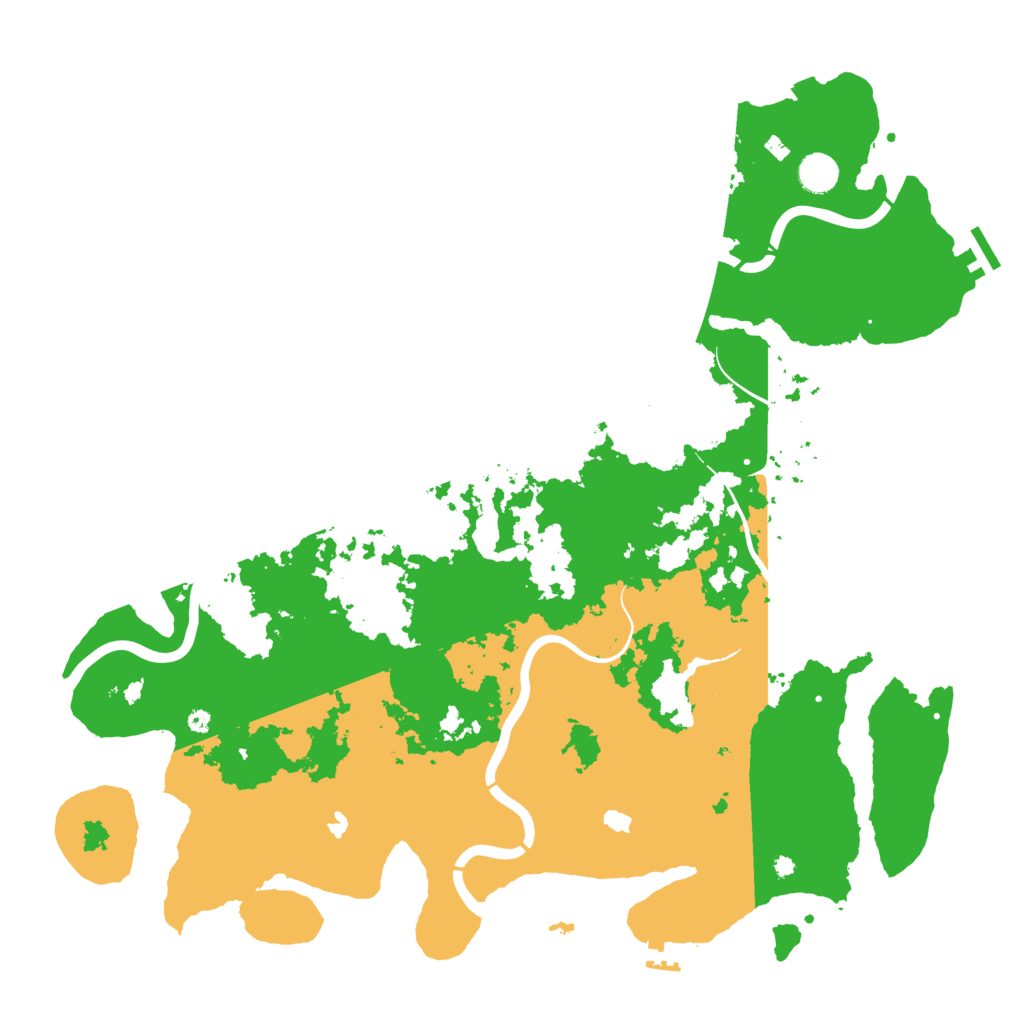 Biome Rust Map: Procedural Map, Size: 4500, Seed: 4928475