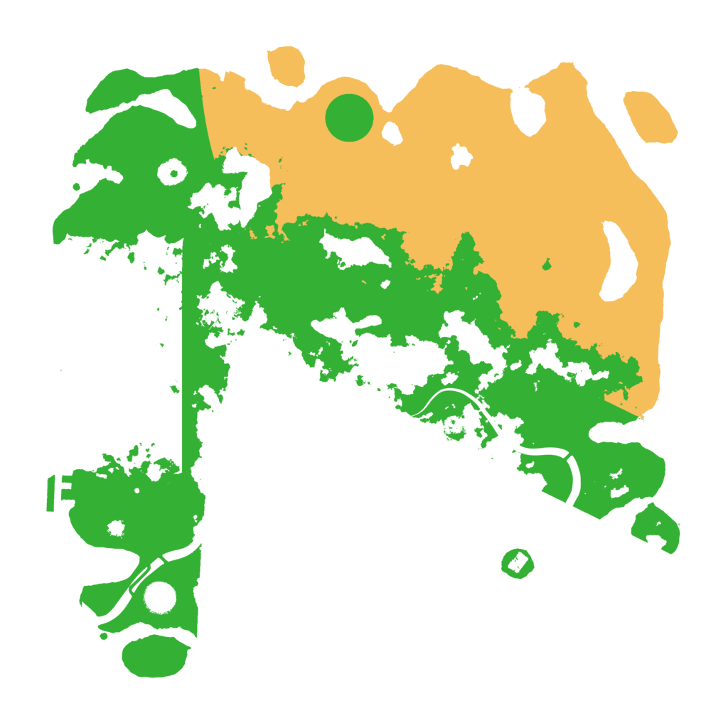 Biome Rust Map: Procedural Map, Size: 4000, Seed: 280391882