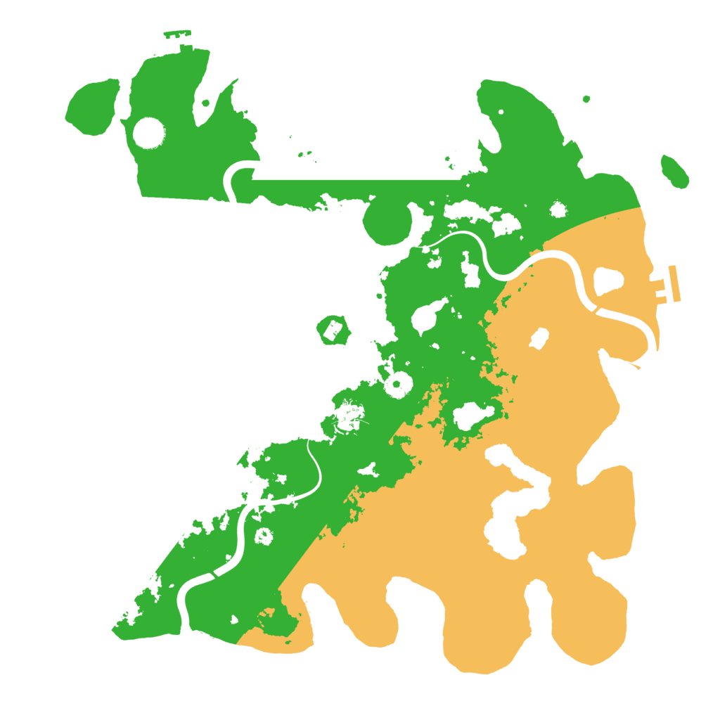 Biome Rust Map: Procedural Map, Size: 4000, Seed: 1073058257