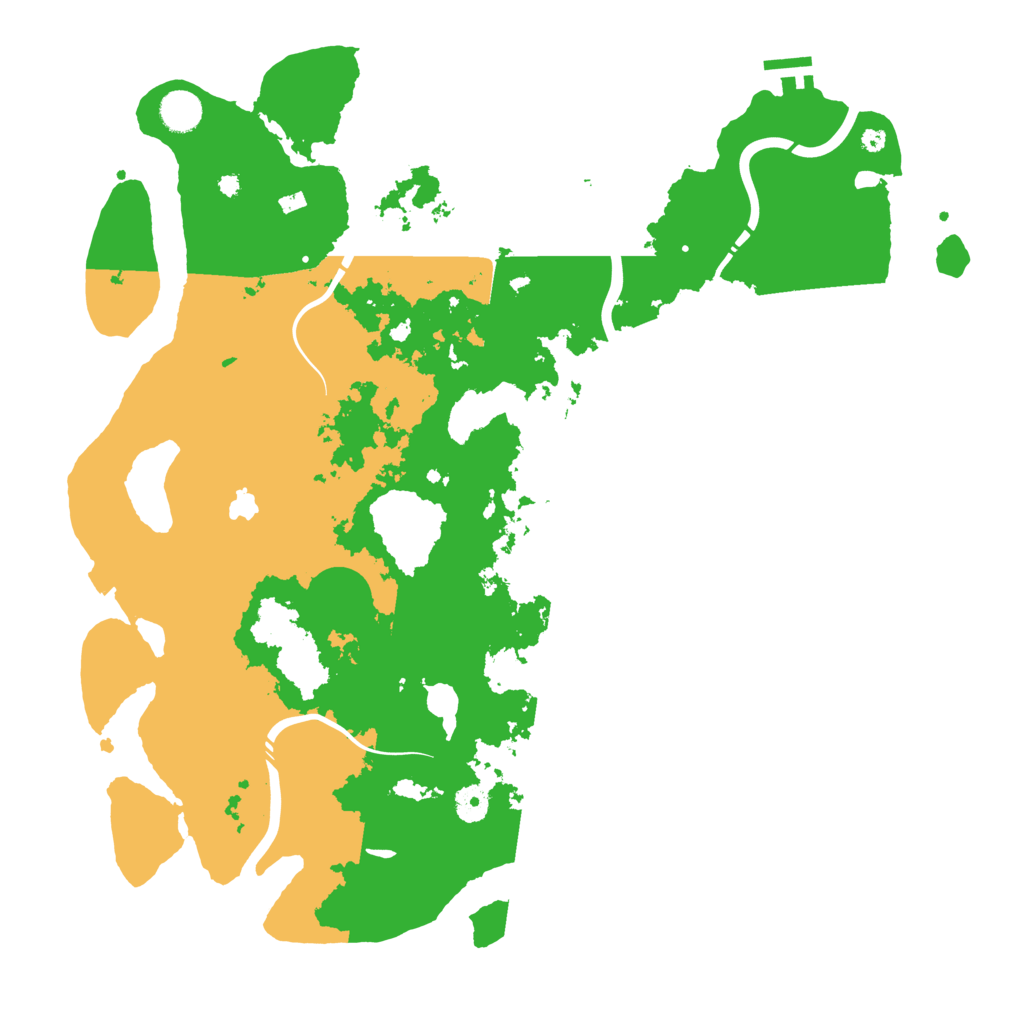 Biome Rust Map: Procedural Map, Size: 4300, Seed: 1163659443