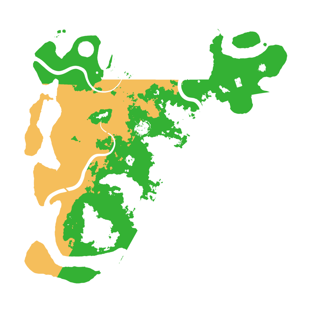 Biome Rust Map: Procedural Map, Size: 3750, Seed: 7985