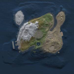 Thumbnail Rust Map: Procedural Map, Size: 2000, Seed: 379, 5 Monuments