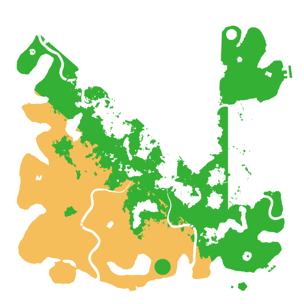 Biome Rust Map: Procedural Map, Size: 5000, Seed: 1434987004