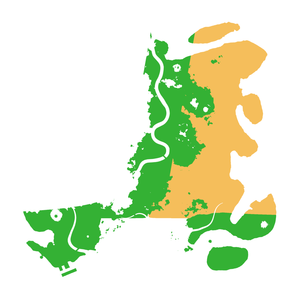 Biome Rust Map: Procedural Map, Size: 3750, Seed: 1225449722