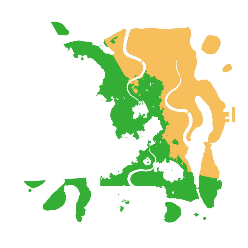 Biome Rust Map: Procedural Map, Size: 3250, Seed: 1165798346