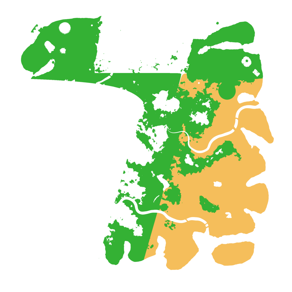 Biome Rust Map: Procedural Map, Size: 4500, Seed: 925443615