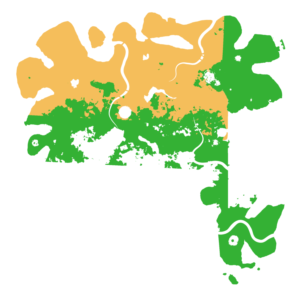 Biome Rust Map: Procedural Map, Size: 4500, Seed: 1468172776