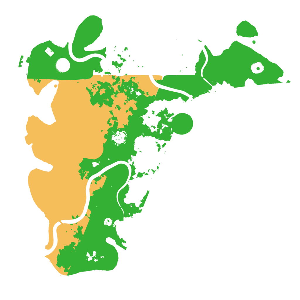 Biome Rust Map: Procedural Map, Size: 3750, Seed: 9198144