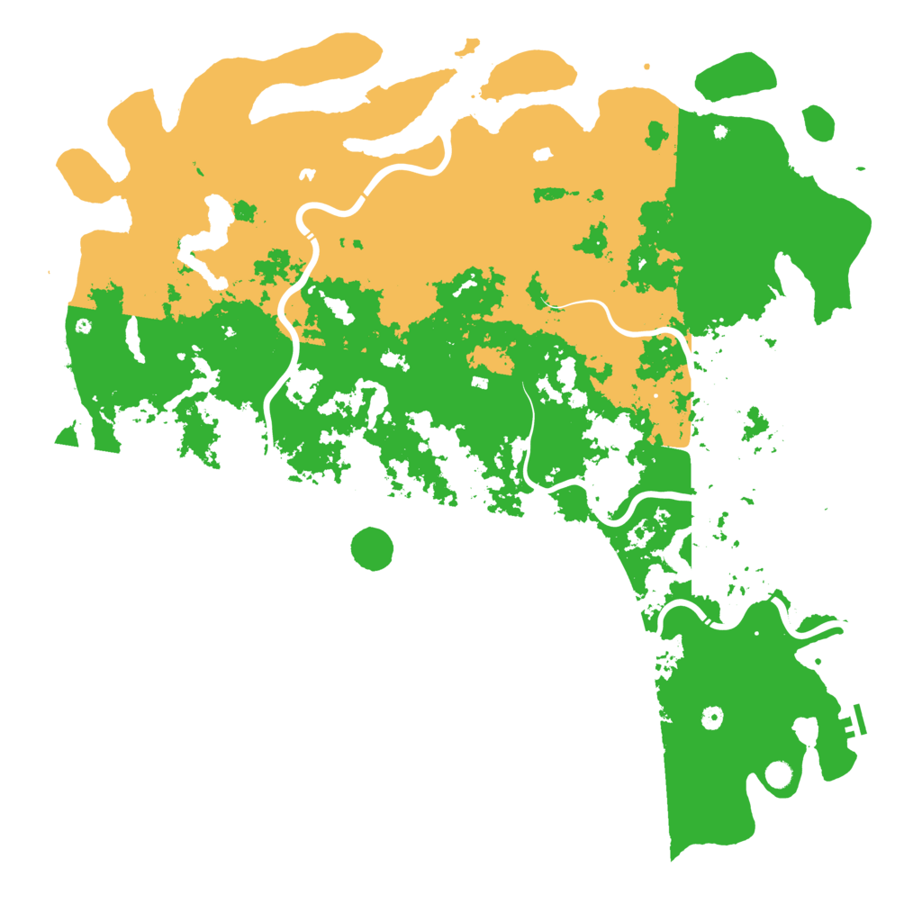 Biome Rust Map: Procedural Map, Size: 6000, Seed: 1298466738