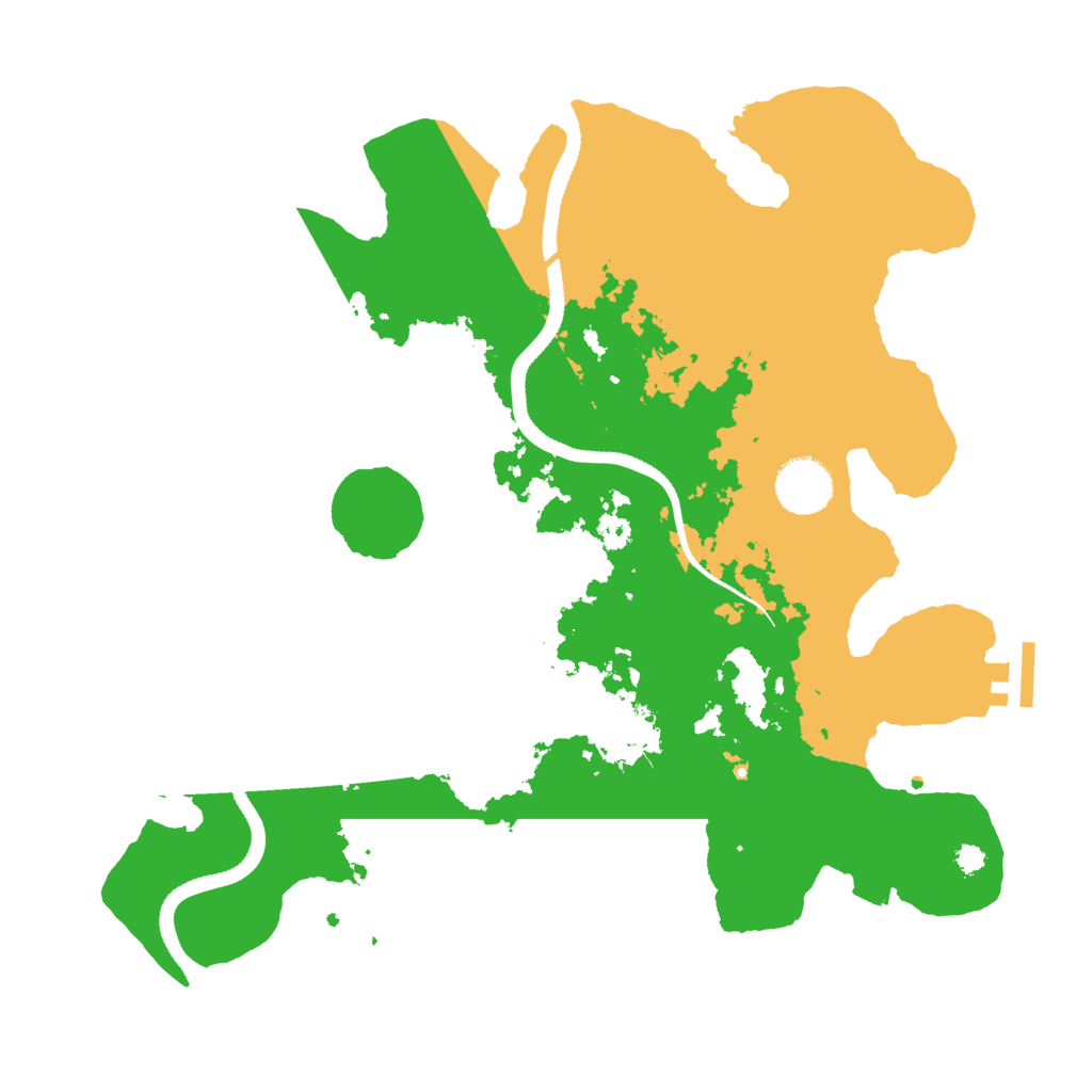 Biome Rust Map: Procedural Map, Size: 3394, Seed: 649861369