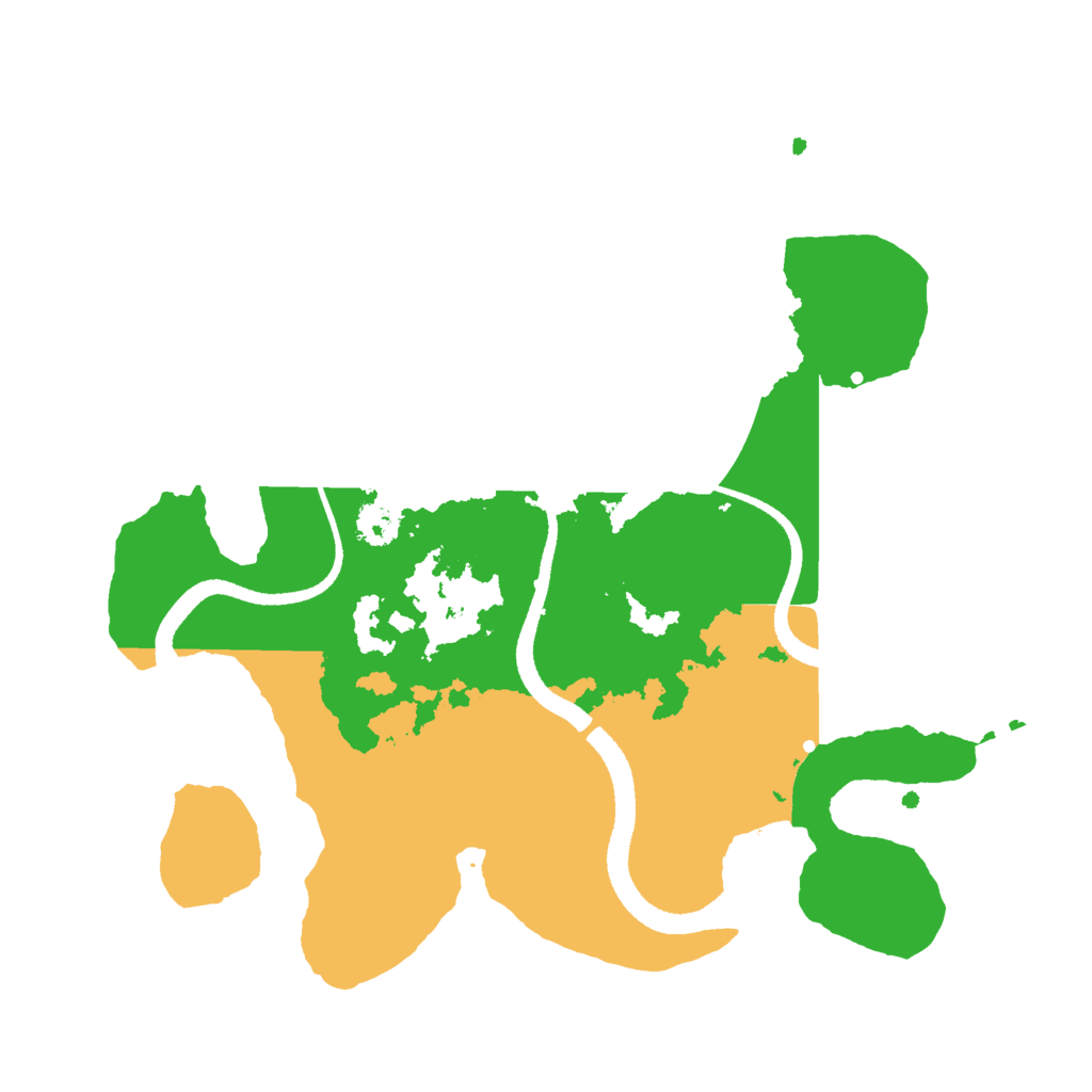 Biome Rust Map: Procedural Map, Size: 2567, Seed: 7664