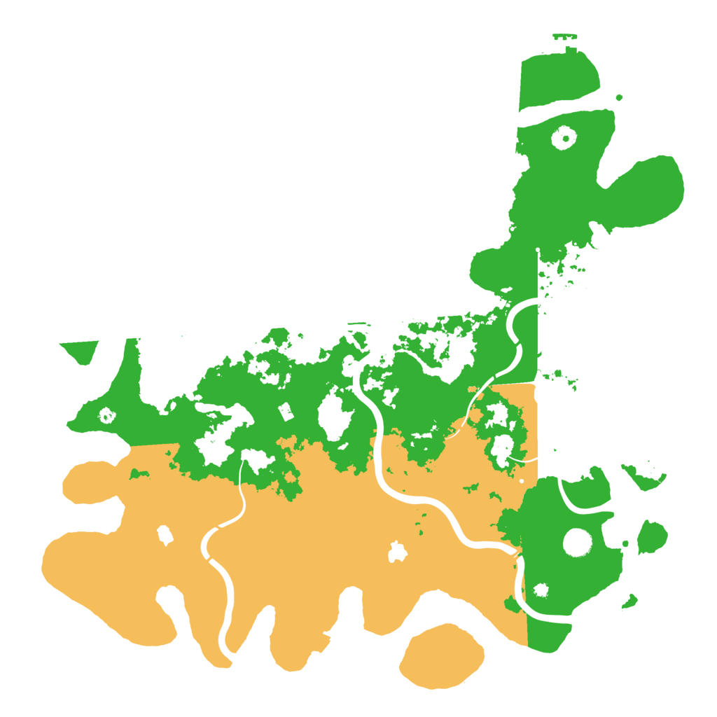 Biome Rust Map: Procedural Map, Size: 4500, Seed: 406019611