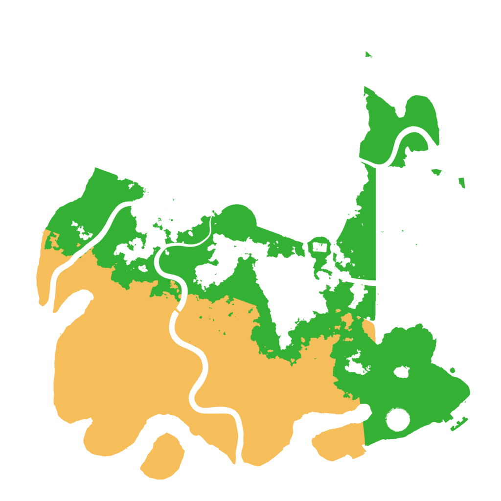 Biome Rust Map: Procedural Map, Size: 3800, Seed: 34531456