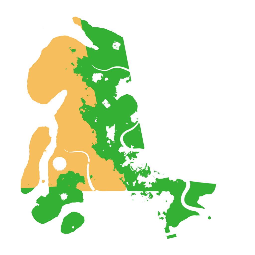 Biome Rust Map: Procedural Map, Size: 3300, Seed: 2044347450
