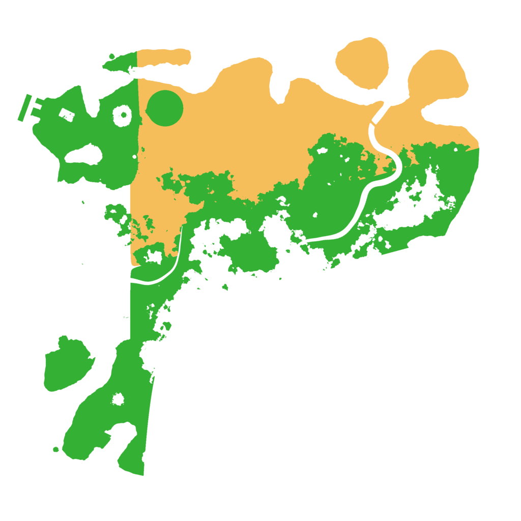 Biome Rust Map: Procedural Map, Size: 3800, Seed: 234531456