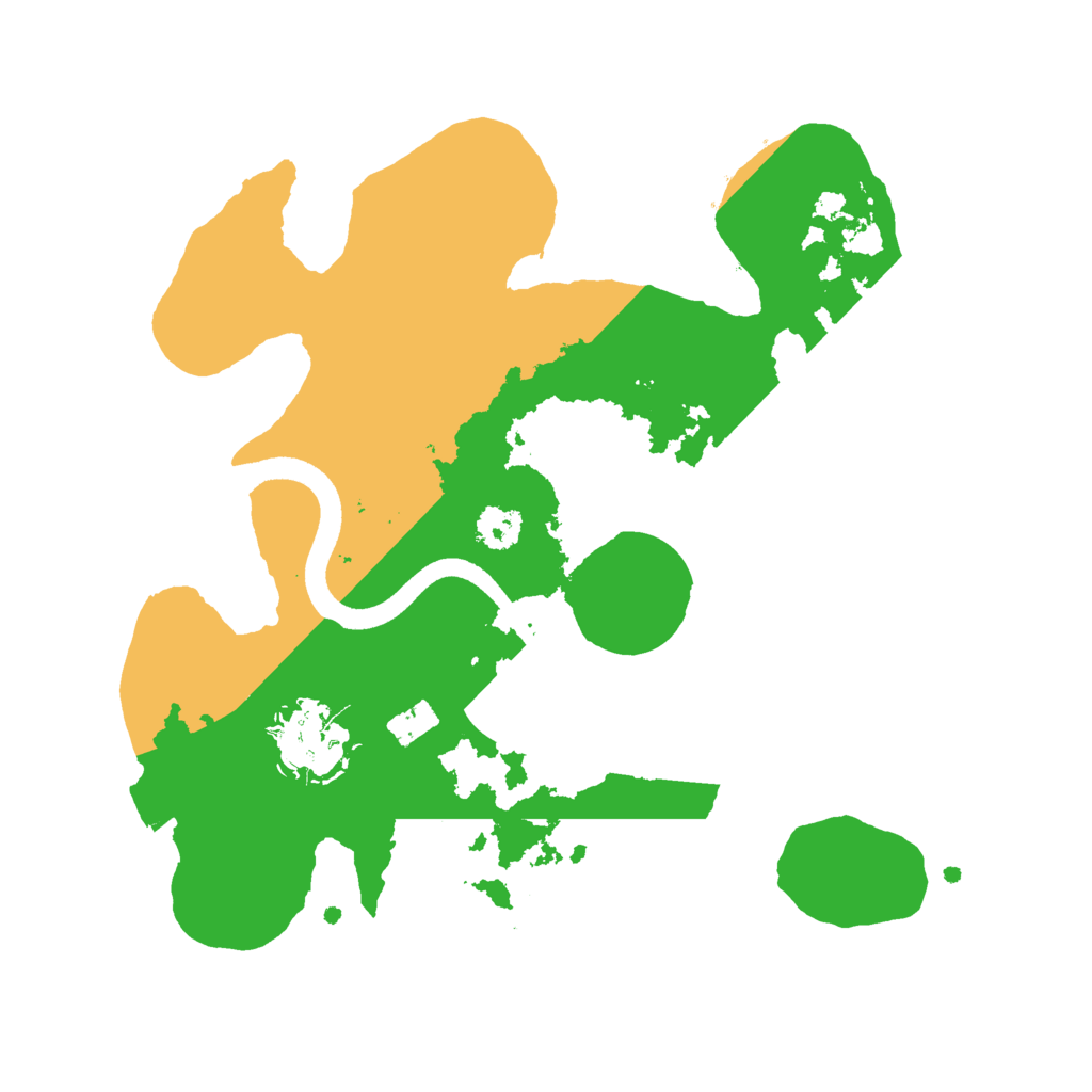 Biome Rust Map: Procedural Map, Size: 2500, Seed: 456342